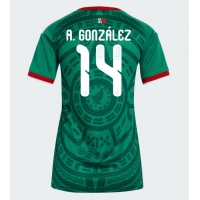 Mexiko Armando Gonzalez #14 Hemmatröja Dam VM 2026 Kortärmad